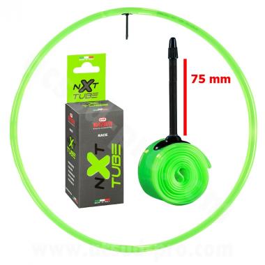 CHAMBRE A AIR VELO TPU  700 x 23-32 NXT VALVE PRESTA 75mm ULTRA-LEGERE 46G - ULTRA COMPACTE
