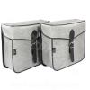 SACOCHE ARRIERE VELO SPORFABRIC S14 STYLE VINTAGE GRIS 30X30X11cm (LA PAIRE)
