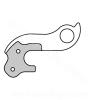 PATTE DE DERAILLEUR MARWI N° 085/ GH-085
