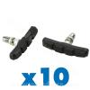 PORTE PATINS VELO VTT A VIS MONOBLOC SYMETRIQUE 70MM (SACHET DE 10 PAIRES)