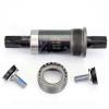 BOITIER DE PEDALIER CUVETTES AXE CARRE ACIER L 124 mm
