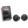 EMBOUT DE GUIDON ROUTE NOIR VELOX (LA PAIRE)