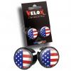 EMBOUT DE GUIDON ROUTE USA VELOX (LA PAIRE)