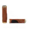 REVETEMENT POIGNEE VELO CITY LOCK-ON CUIR VERITABLE OR (LA PAIRE)