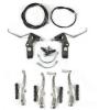 ENSEMBLE COMPLET FREIN V-BRAKE WTP AVANT ET ARRIERE ALU + NYLON COMPOSITE  (LEVIERS/ETRIERS/COUDES)