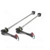 BLOCAGE RAPIDE TOKEN VTT AXE TITANE / ALU NOIR 57g MODELE SHARK TAIL  (LA PAIRE)