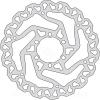 DISQUE FREIN BRENTA Ø140 MM 6 TROUS - EPAISSEUR 1.8MM