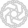 DISQUE FREIN BRENTA Ø160 MM 6 TROUS - EPAISSEUR 1.8MM