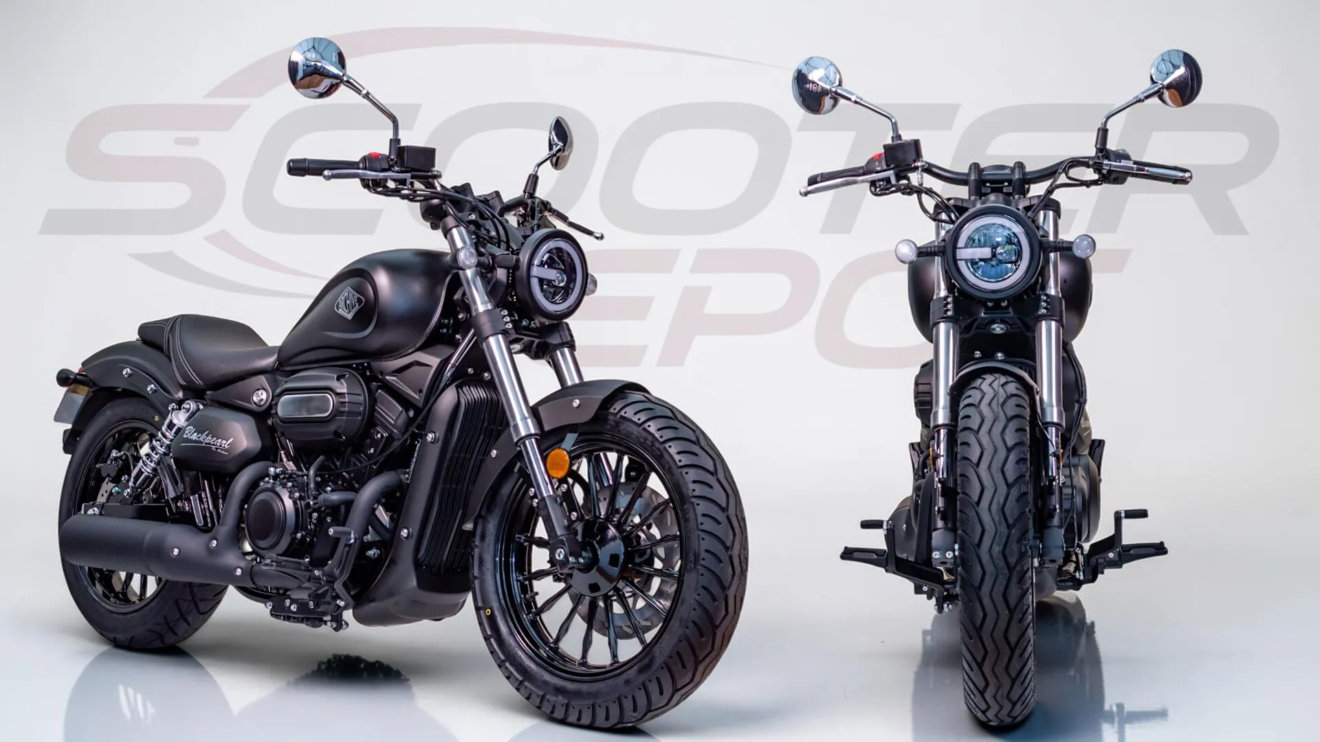 ARCHIVE BLACKPEARL 125 Noir Mat-Moto 125 néo-rétro élégante