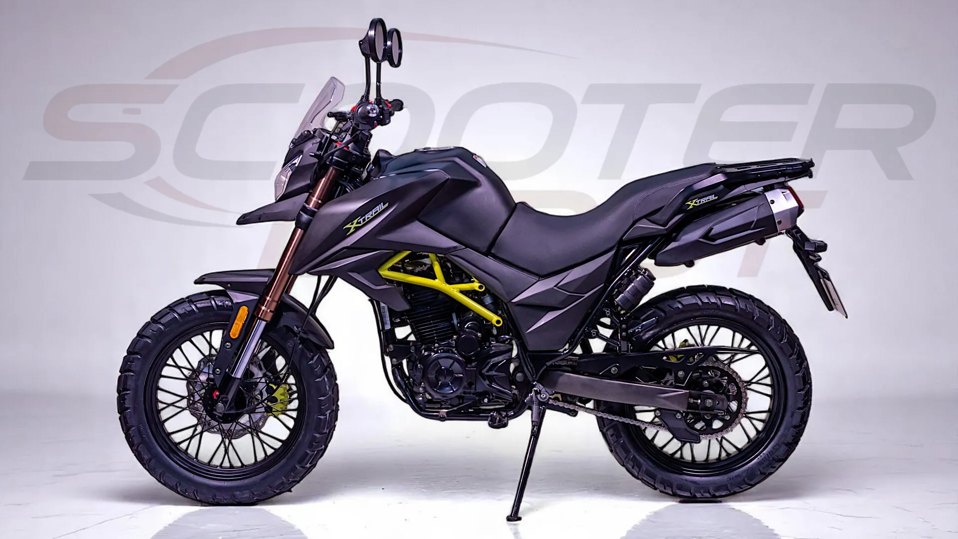 MAGPOWER 125cc XTRAIL Noire - Taillée pour les aventuriers