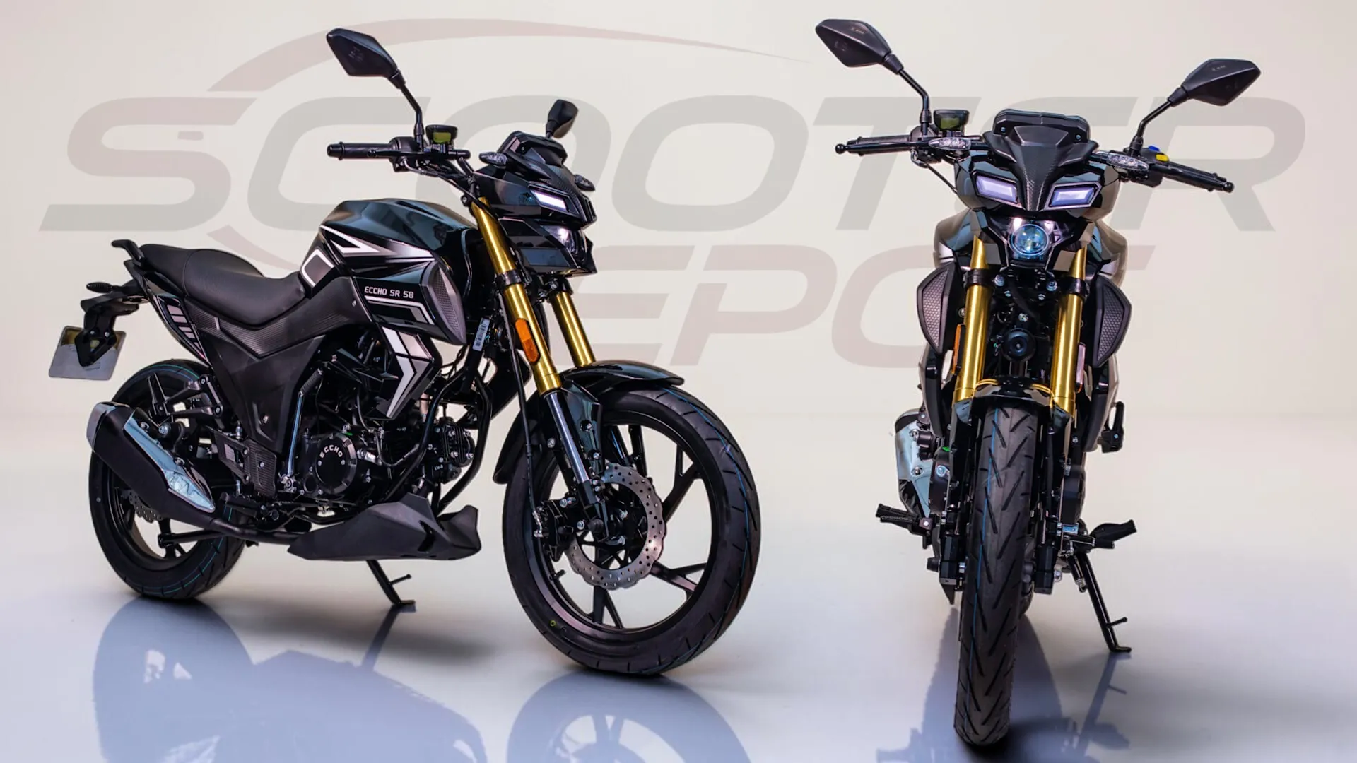 ECCHO SR 50 GHOST 2027 – Moto 50cc Full LED look MT roadster