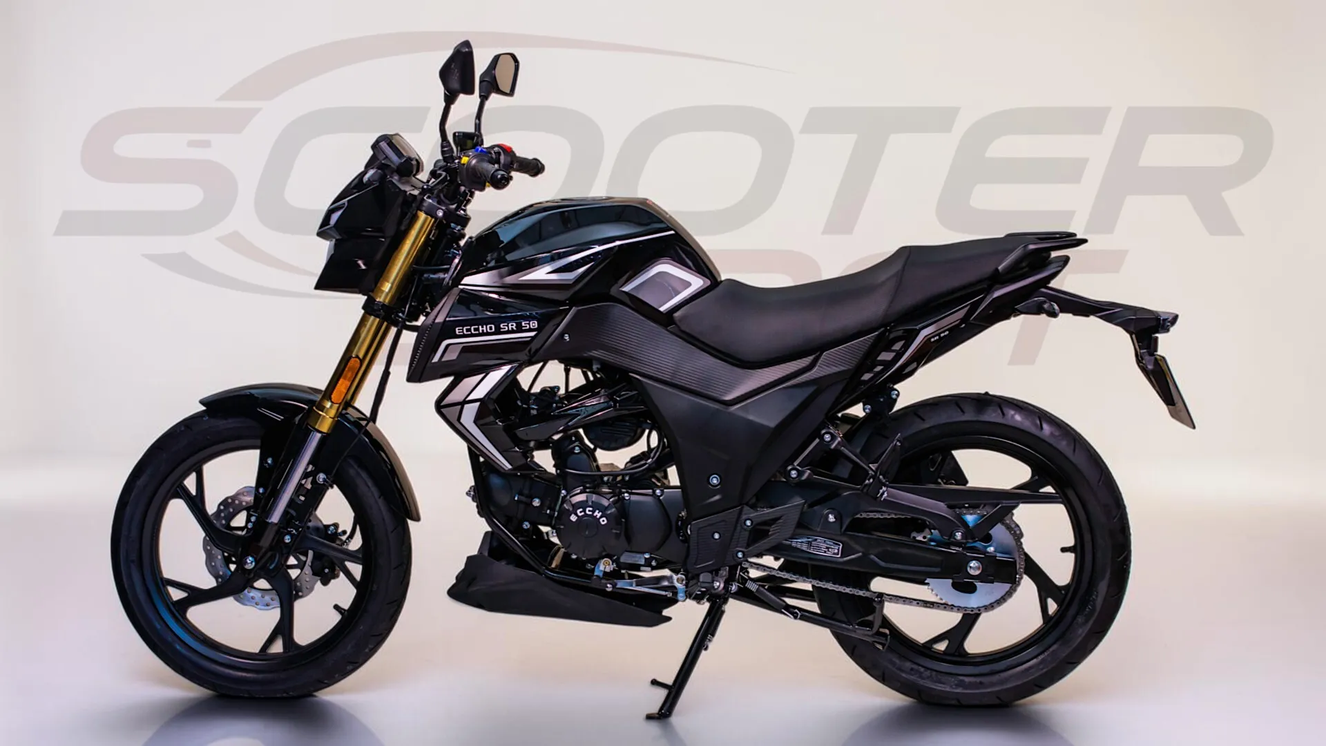 ECCHO SR 50 GHOST 2027 – Moto 50cc Full LED look MT roadster