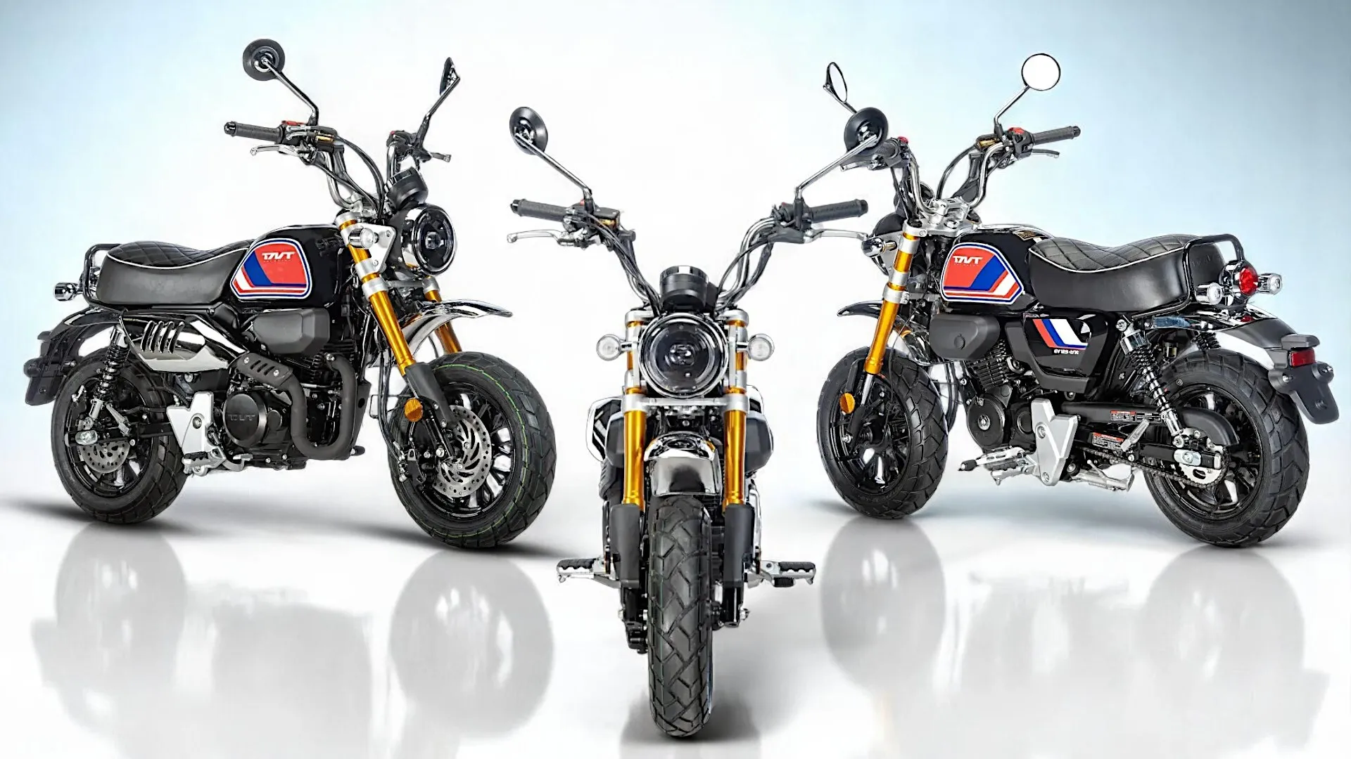 Moto 125 TNT MOTOR GOOD VIBES noire-pour le camping-cariste