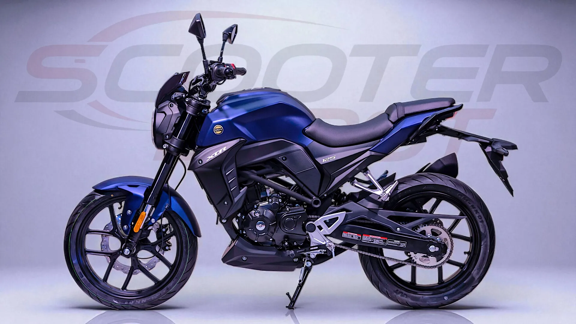 Moto 125cc TNT MOTOR XCR bleue - La 125 nerveuse et compacte