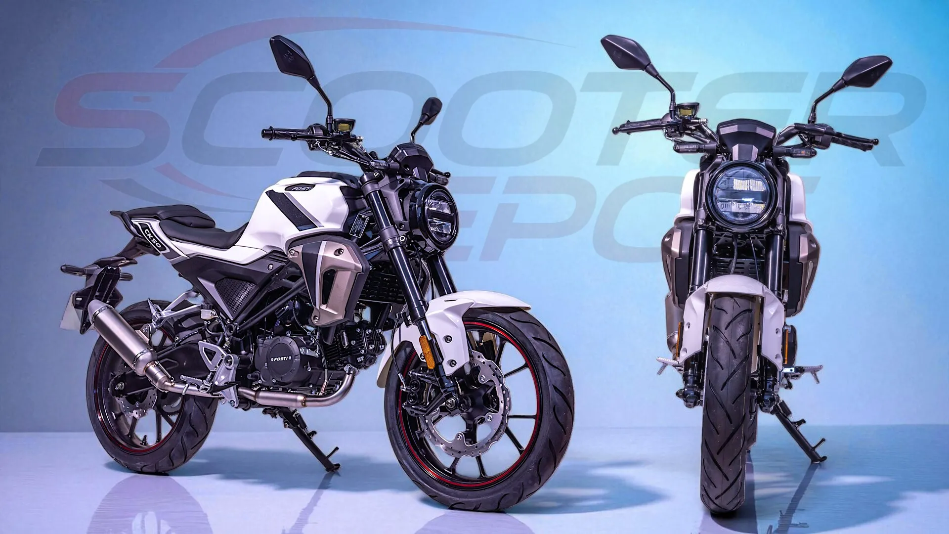 FOSTI CK50 ICE EDITION : Une moto 50cc lookée dès 14 ans