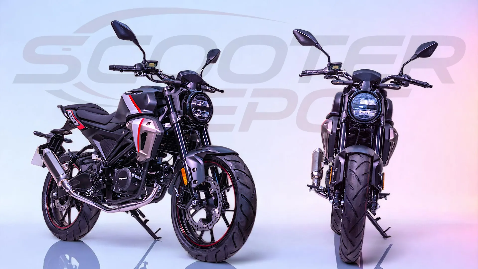 FOSTI CK50 Circuit King Black Edition -moto 50  look CB125R