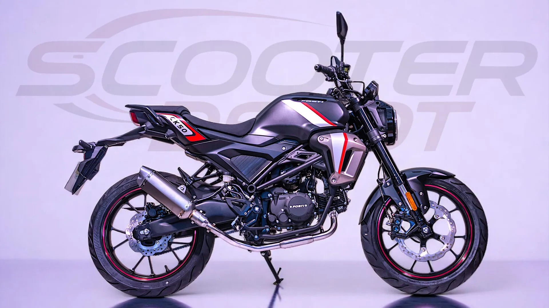 FOSTI CK50 Circuit King Black Edition -moto 50  look CB125R