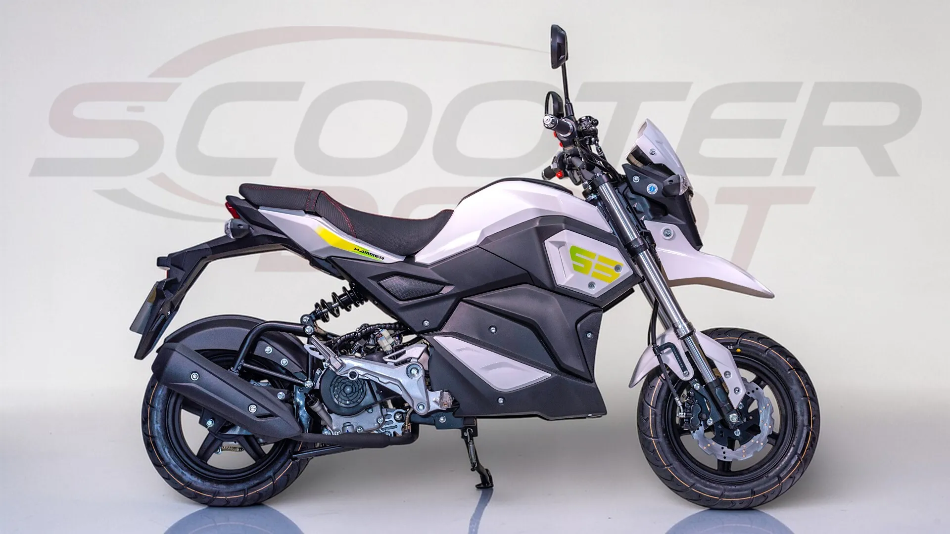 Vepard Hammer 50 Blanche : La Moto 50 Automatique dès 14 ans