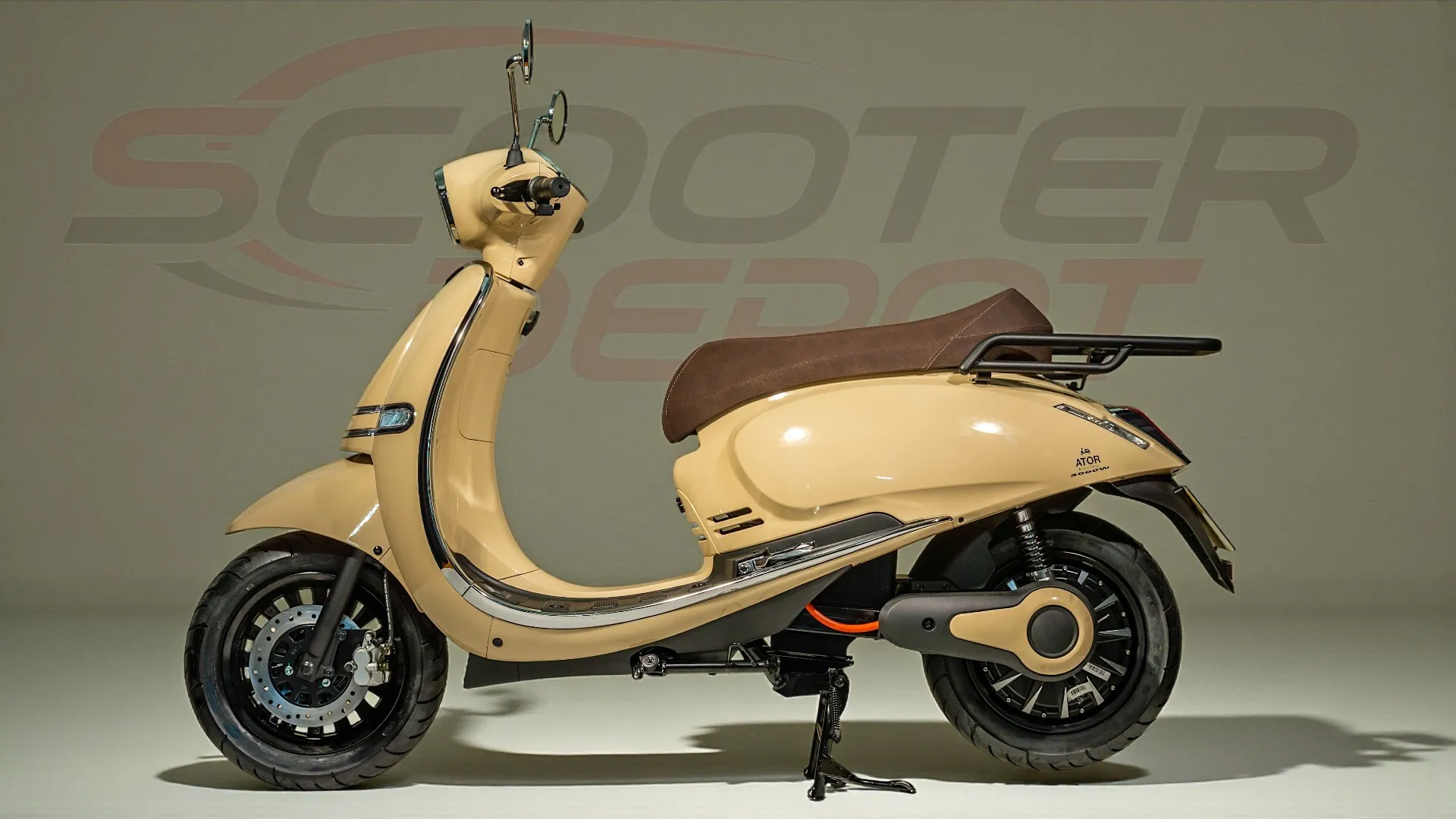 ATOR CITIO 3000 Beige – scooter électrique puissant en 50cc