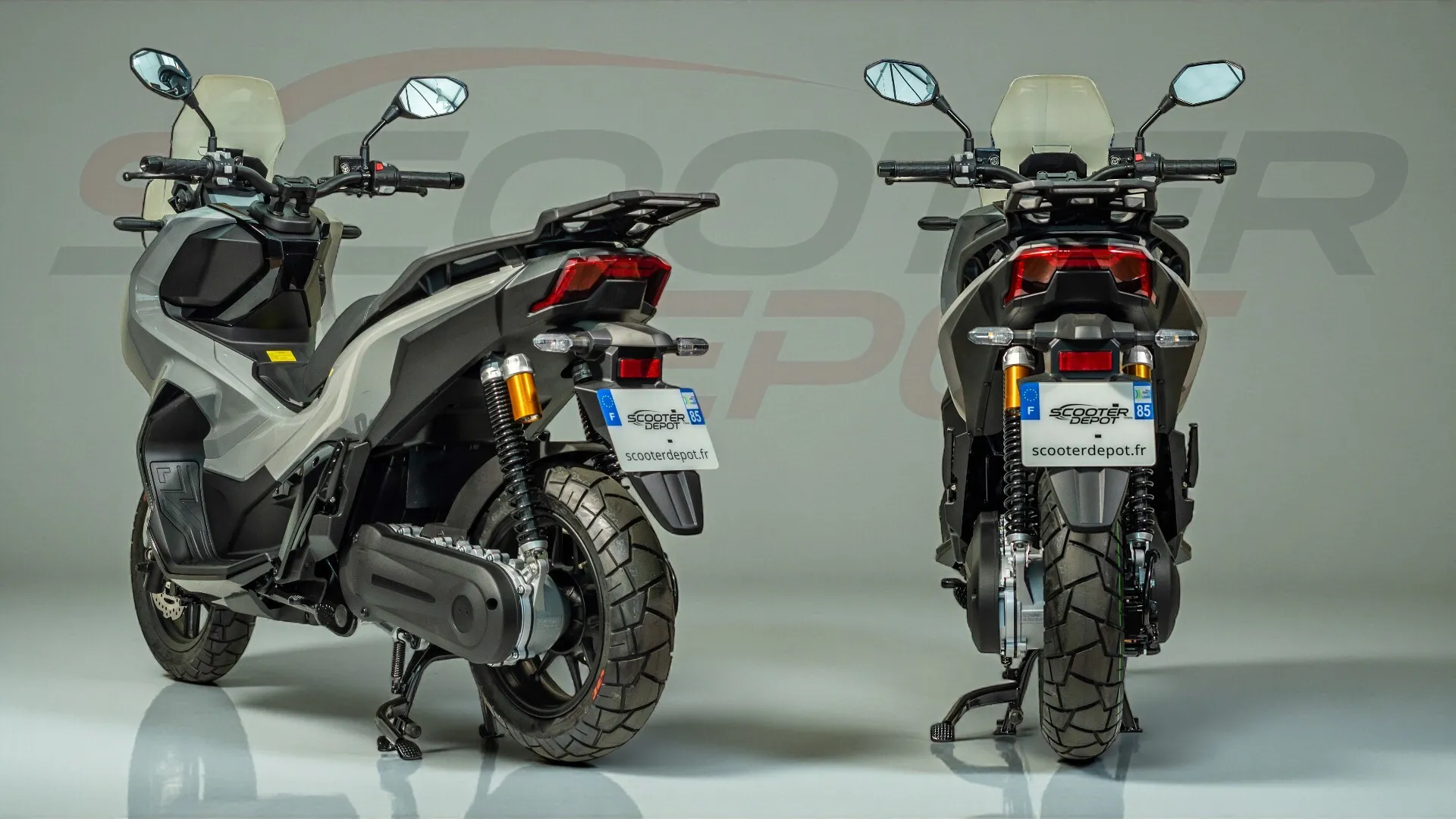 ATOR E-XDV Gris Nardo – Le scooter électrique 125cc haute performance