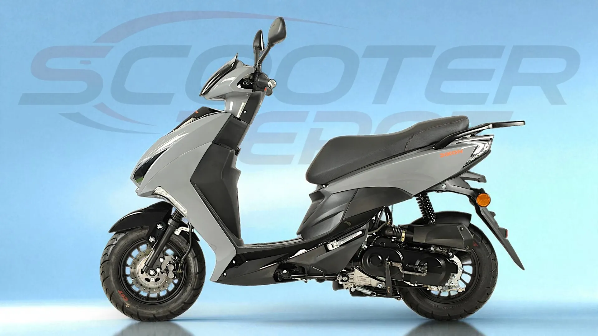 TNT DIXON 50cc Gris Nardo - Petit Scooter Urbain dès 14 ans