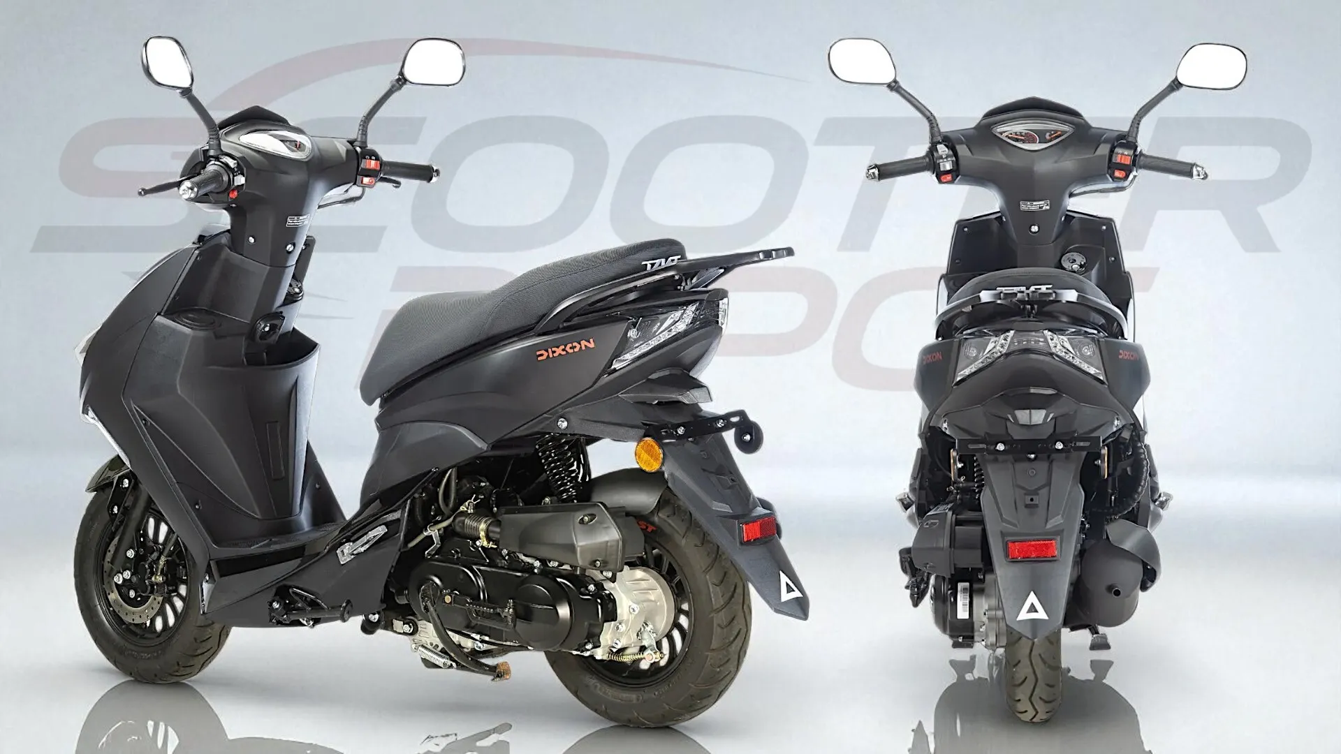 TNT DIXON 10 pouces Noir - Scooter 50cc urbain et économique