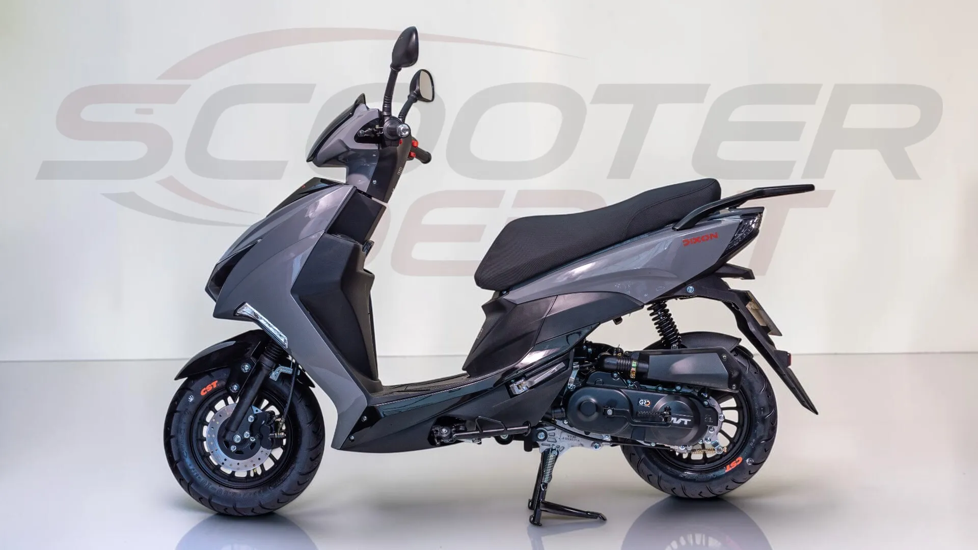TNT Dixon Gris Nardo 2026 : Scooter 50cc Connecté Euro 5+