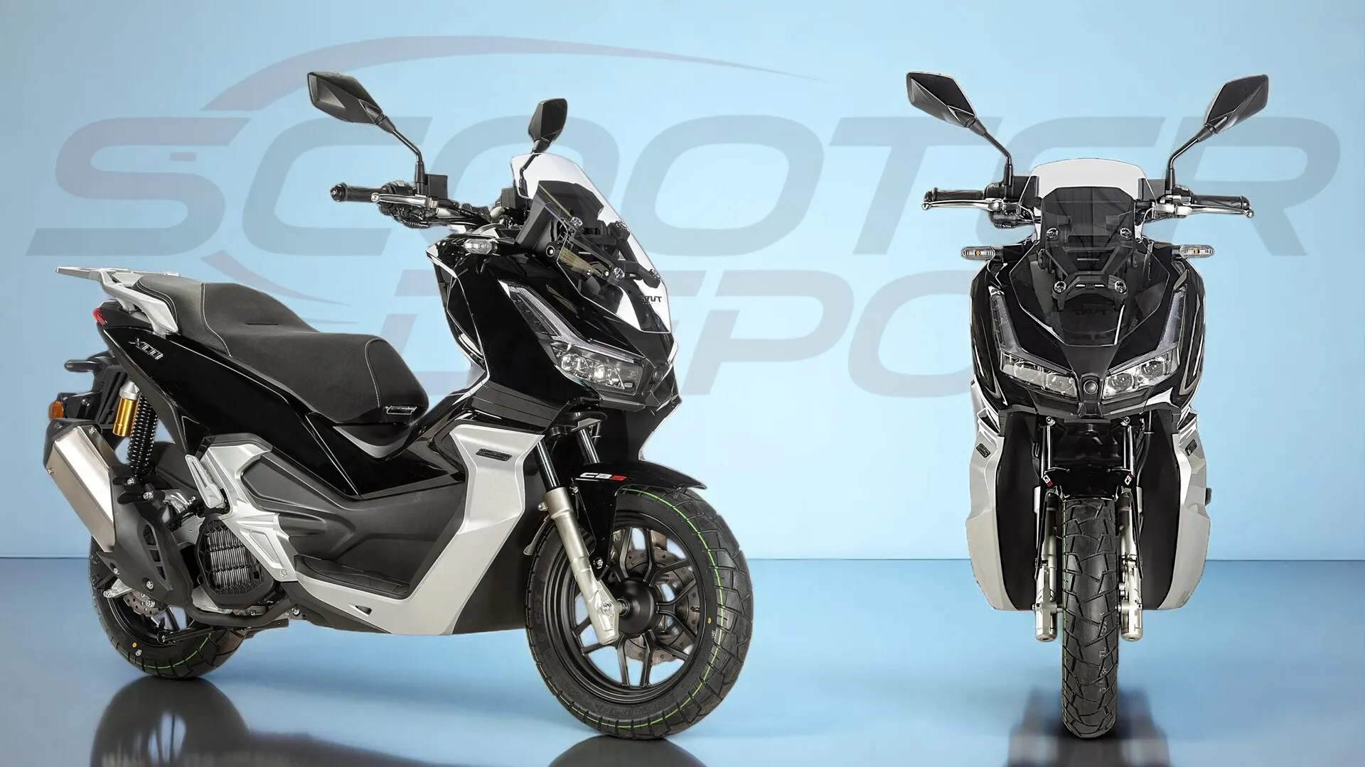 Scooter 125cc TNT XCO  Noir - Maxi Scooter Urbain Performant