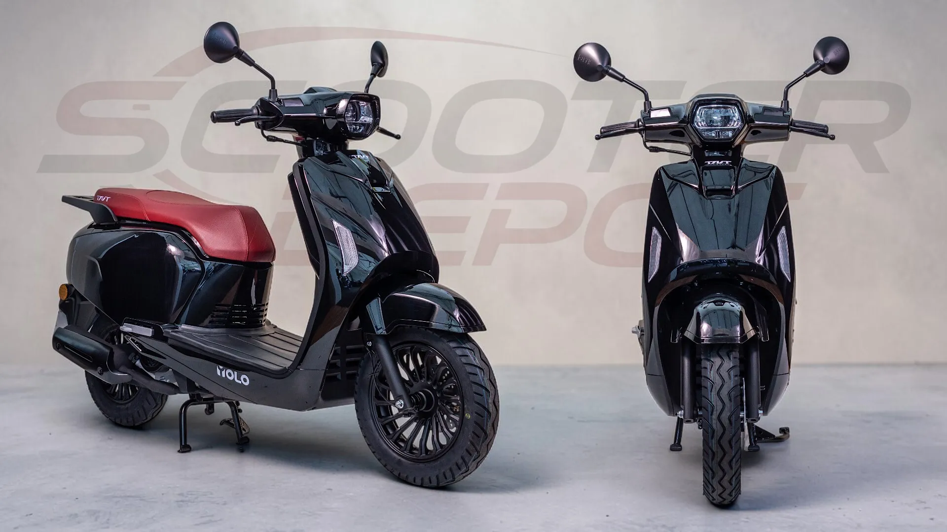 TNT MOTOR YOLO 50cc Noir : Scooter Vintage Moderne Euro 5+