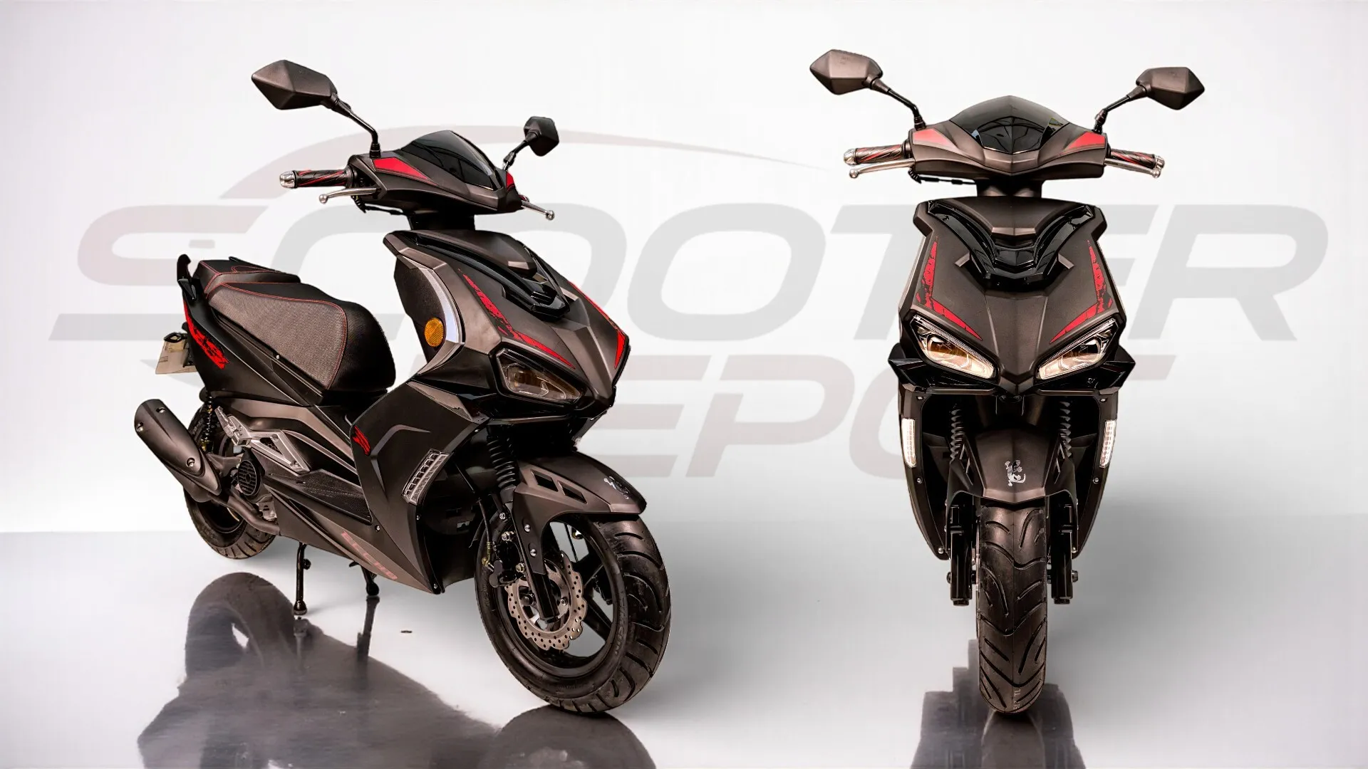 ECCHO FAST BLACK II – Le scooter 50 sportif au style racing