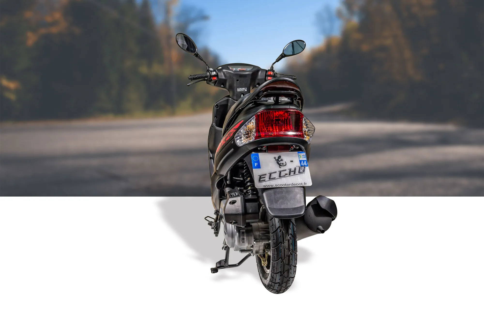 ECCHO JOKER 50 BLACK-le scooter pas cher idéal pour débuter