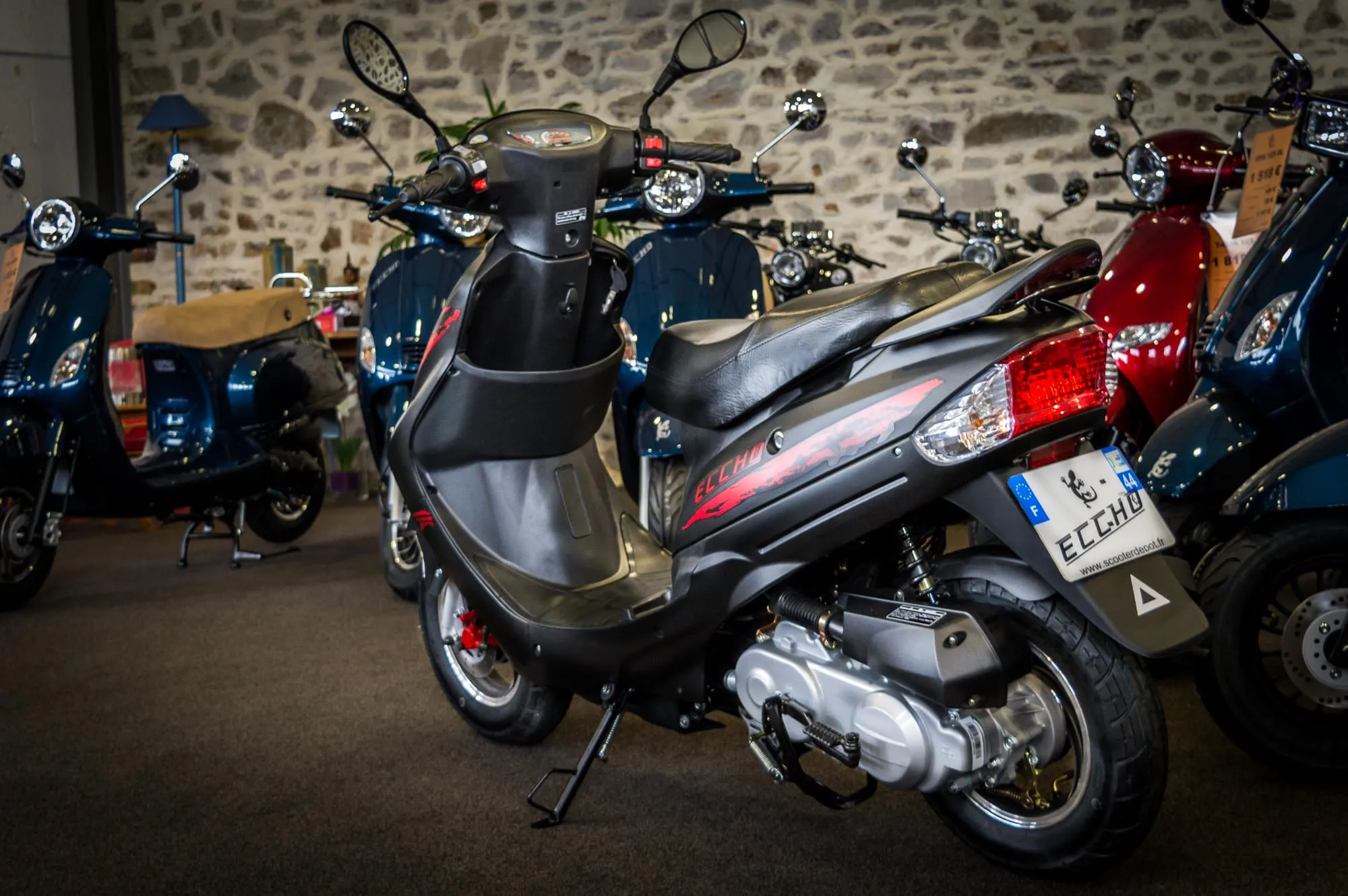 ECCHO JOKER 50 BLACK-le scooter pas cher idéal pour débuter