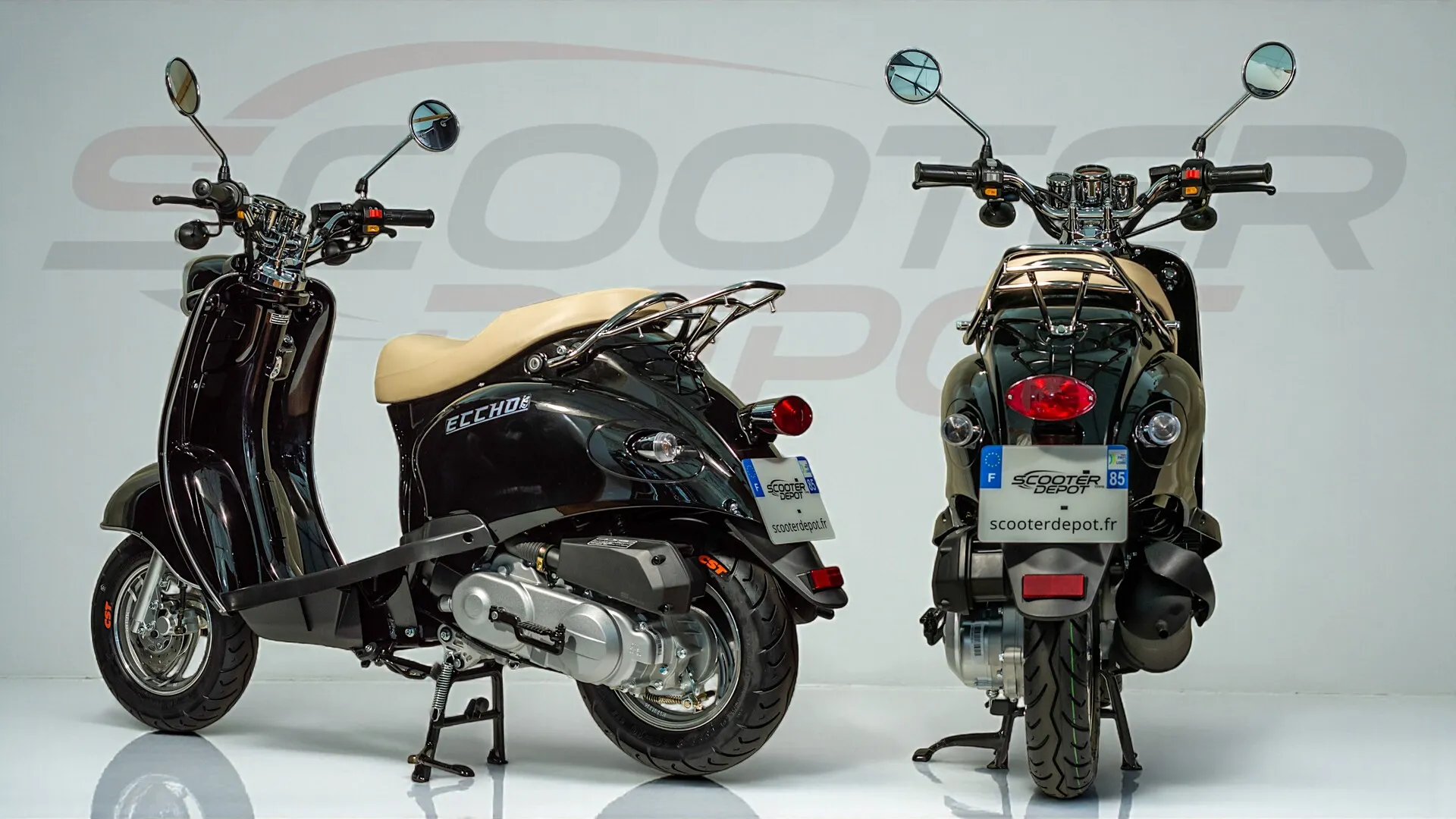 Scooter 50cc ECCHO RETRO-Le style vintage à tout petit prix