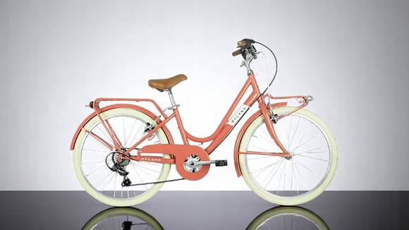Velo MYLAND 24 POUCES CLASSIC 24.1 CORAIL CADRE ACIER 400MM 6V