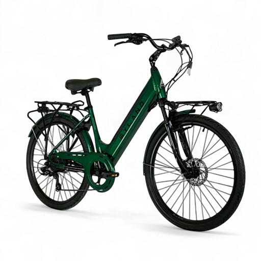 Vélo électrique MYLAND HANDY 26 POUCES T44-M VERT MOTEUR ARRIERE 36V 13AH 486WH 25KM/H 40NM