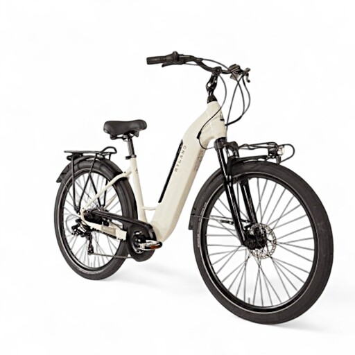 Vélo électrique MYLAND HANDY 26 pouces vert-urbain et agile-Gris-de 168 à 178 cm (M)
